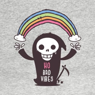 No Bad Vibes - Grim Reaper T-Shirt